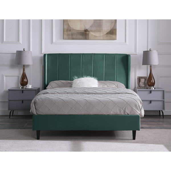 Kidsgrove upholstered platform deals bed